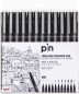 Preview: UNI-BALL Fineliner Pin PIN-200(S) Black 12P schwarz 12 Stück