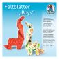 Preview: URSUS Faltblätter Origami 15×15cm 38025599F Designs Boys ass. 120 Blatt