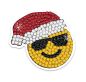 Preview: URSUS Diamond Sticker X-MAS Smiley 43500007 10x15 cm 2 Bogen