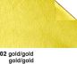 Preview: URSUS Bastelfolie Alu 50x80cm 4442102 90g, gold/gold