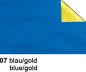 Preview: URSUS Bastelfolie Alu 50x80cm 4442107 90g, blau/gold