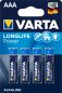 Preview: VARTA Batterie Longlife Power 04903 121 414 AAA/LR03, 4 Stück