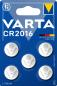 Preview: Varta knopfzellenbatterie 06016 101 415 cr2016 5 stück - Varta-06016-101-415-4008496850938