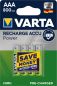 Preview: VARTA Batterie Akku 56703101404 AAA/HR03, 800 mAh, 4 Stück