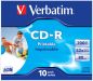 Preview: VERBATIM CD-R Jewel 80MIN/700MB 43325 52x fullprint 10 Pcs