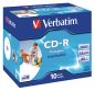 Preview: VERBATIM CD-R Jewel 80MIN/700MB 43325 52x fullprint 10 Pcs