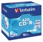 Preview: VERBATIM CD-R Jewel 80MIN/700MB 43327 52x crystal 10 Pcs