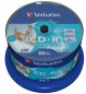 Preview: VERBATIM CD-R Spindle 80MIN/700MB 43438 52x fullprint o.L 50 Pcs