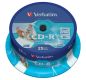 Preview: VERBATIM CD-R Spindle 80MIN/700MB 43439 52x fullprint m.L. 25 Pcs