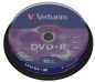 Preview: VERBATIM DVD+R Spindle 4.7GB 43498 1-16x 10 Pcs