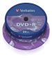 Preview: VERBATIM DVD+R Spindle 4.7GB 43500 1-16x 25 Pcs