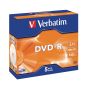 Preview: VERBATIM DVD-R Jewel 4.7GB 43519 1-16x 5 Pcs