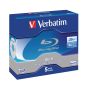 Preview: VERBATIM BD-R Jewel Case 25GB 43715 6x Scratchguard 5 Pcs