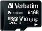 Preview: VERBATIM Micro SDXC Card 64GB 44084 with Adapter Class 10. UHS 1