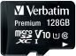 Preview: VERBATIM Micro SDXC Card 128GB 44085 with Adapter Class 10. UHS 1