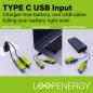 Preview: VERICO LoopEnergy Akku USB-C 1UDBT-A3WEB2 9V/6LR61 (500mAh) 2 Stück