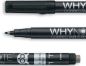 Preview: WHYNOTE Stift WNPEN001 schwarz, korrigierbar