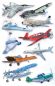 Preview: Z-DESIGN Sticker Kids 53751 Flugzeuge 2 Stück