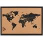 Preview: Zeller pinboard world 59x40 cm 11571 schwarz - Zeller-11571-4003368115719