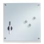 Preview: ZELLER Glas-Magnettafel 11600 weiss, 40x40cm