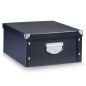 Preview: ZELLER Aufbewahrungsbox 17928 40x33x17cm 22l schwarz