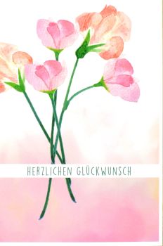 ABC Glückwunschkarte Blumen 0910675000 B6