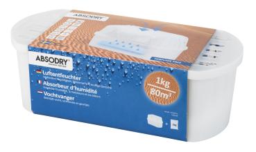 ABSODRY Luftentf Mini Compact 1000g 456.530422.00 transparent