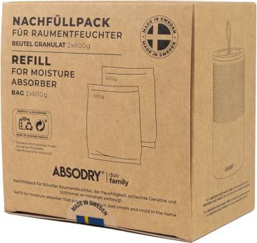 ABSODRY Nachfüllpack Duo Family 456.85960700 2 x 600g