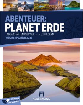 ACKERMANN Wochenplaner 2025 3500 Abenteuer: Planet Erde 25x33cm