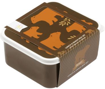 ALLC Lunch & snack box set SBSEBE43 Bears