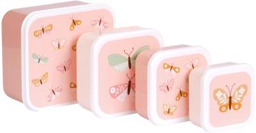 ALLC Lunch & snack box set SBSEBU42 Butterflies