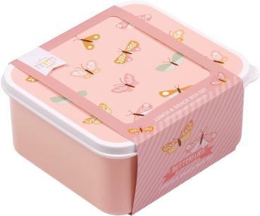 ALLC Lunch & snack box set SBSEBU42 Butterflies