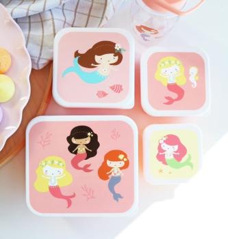 ALLC Lunch Box Mermaids SBSEME40 pink 18x6x12cm