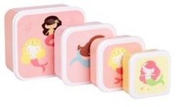 ALLC Lunch Box Mermaids SBSEME40 pink 18x6x12cm