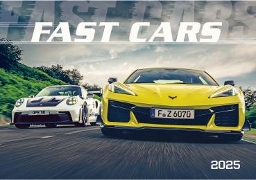 ALPHA EDITION Bildkalender 2025 104411 Fast Cars 48.5x34cm