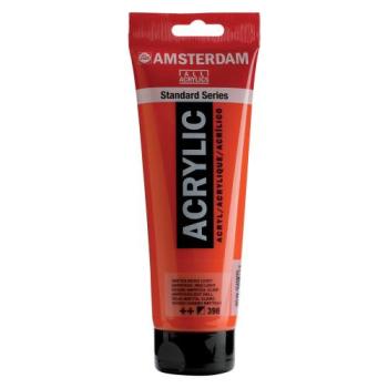 AMSTERDAM Acrylfarbe 250ml 17123980 naph.rot h.