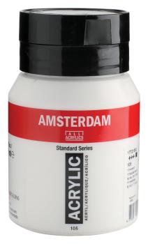 AMSTERDAM Acrylfarbe 500ml 17721052 Titanweiss