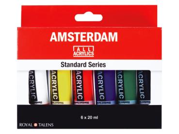 AMSTERDAM Standard Series Acryl Set 17820406 6x20ml