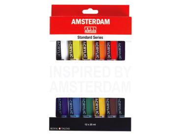 AMSTERDAM Standard Series Acryl Set 17820412 12x20ml