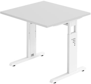 APOLLO Bürotisch ZERO 120x67cm VOS612/W/W weiss/weiss