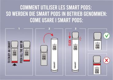 AROMA KING Smart Start Battery + 3 Pods 0170036 20mg