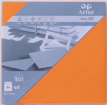 ARTOZ Couverts 1001 160x160mm 107454185 100g, orange 5 Stück