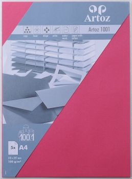 ARTOZ Papier 1001 A4 107796144 100g, fuchsia 5 Blatt