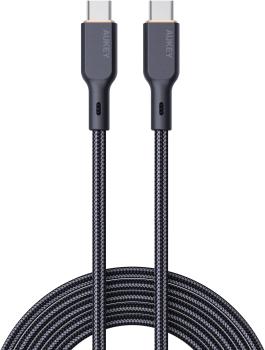 AUKEY Cable USB-C-to-C,Kevlar Core CB-KCC102 1.8m,Nylon Braided,100W,Bl.