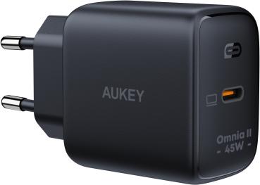 AUKEY Omnia II 45W GaN PD 1-Port PA-B2T BK USB-C Wall Charger