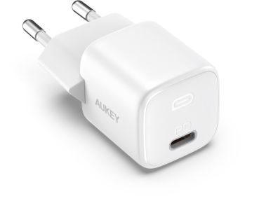 AUKEY Omnia Mini 20W GaN USB-C Wh PA-PB1-white 1-port, PD, QC