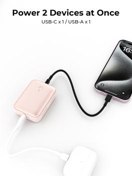 Aukey spark mini 10000, 20w, pd,qc pb-y55 pi powerbank,pink,usb-c,usb-a - Aukey-pb-y55-pi-0689323788316-07.jpg