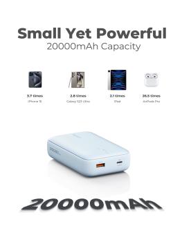 Aukey spark mini 20000, 20w, pd,qc pb-y57 bl powerbank,blue,usb-c,usb-a - Aukey-pb-y57-bl-0689323788354-04.jpg