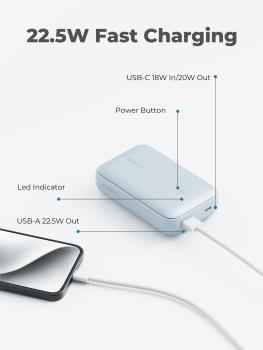 Aukey spark mini 20000, 20w, pd,qc pb-y57 bl powerbank,blue,usb-c,usb-a - Aukey-pb-y57-bl-0689323788354-07.jpg