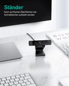 Aukey stream webcam 1080p dual mic pc-lm1e black, usb 2.0 - Aukey-pc-lm1e-0631390543268-05.jpg